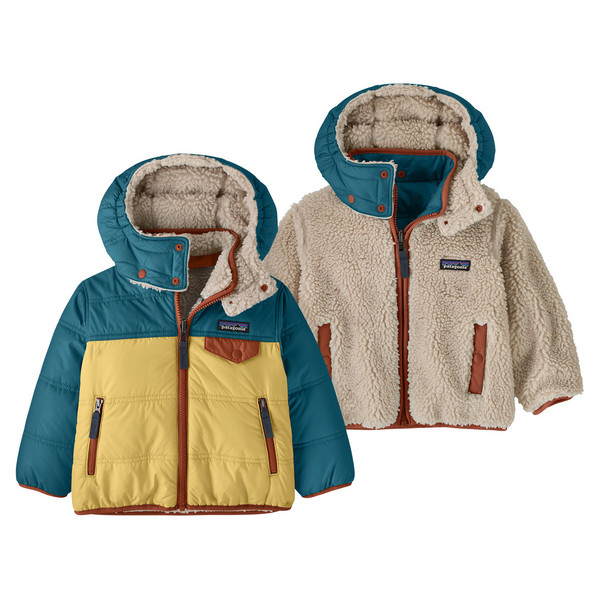 BABY REVERSIBLE TRIBBLES HOODY Kinder - Isolationsjacke-LIMESTONE YELLOW
