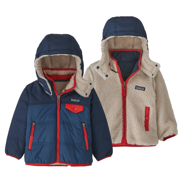 BABY REVERSIBLE TRIBBLES HOODY Kinder - Isolationsjacke-STONE BLUE