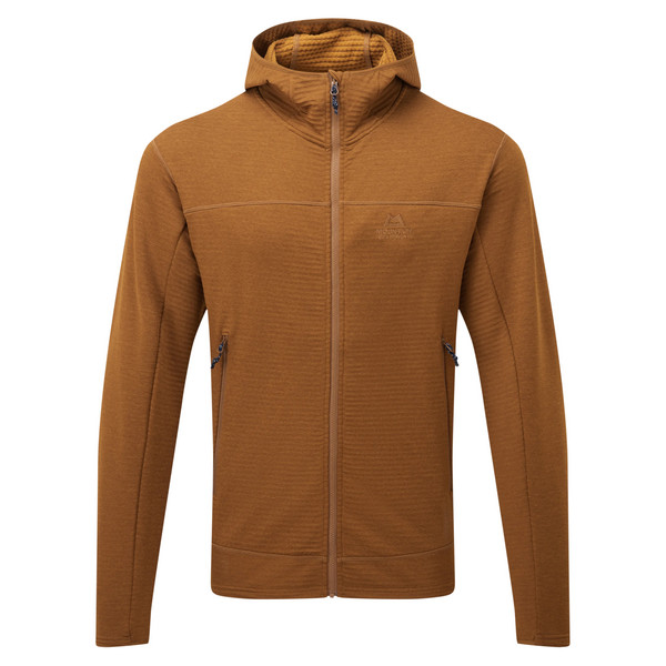 APIRO HOODED MENS JACKET Herren - Fleecejacke-WALNUT