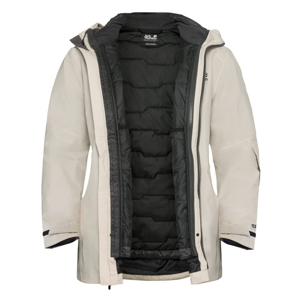 Jack Wolfskin FLOWLINE 3IN1 JKT W Damen - Doppeljacke Ansicht 4