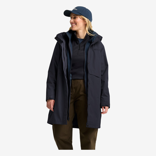 Jack Wolfskin BAYLIGHT 3IN1 COAT W Damen - Doppeljacke Ansicht 11