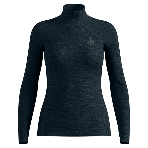 MERINO 200 BL TOP TURTLE NECK L/S HALF ZIP Damen - Funktionsshirt-DARK SAPPHIRE