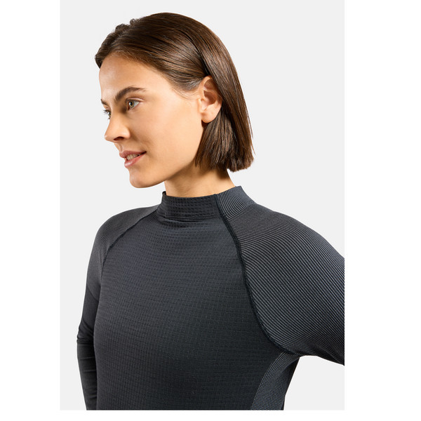 Odlo SEAMLESS PERFORMANCE WOOL BL TOP CREW NECK L/S Damen - Baselayer-Shirt Ansicht 6