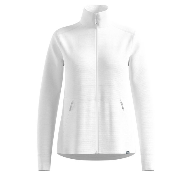 GRID FLEECE MID LAYER FULL ZIP Damen - Fleecejacke-WHITE