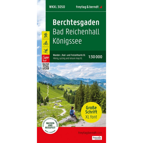 WANDER-, RAD- UND FREIZEITKARTE XL 1:30.000 - Wanderkarte