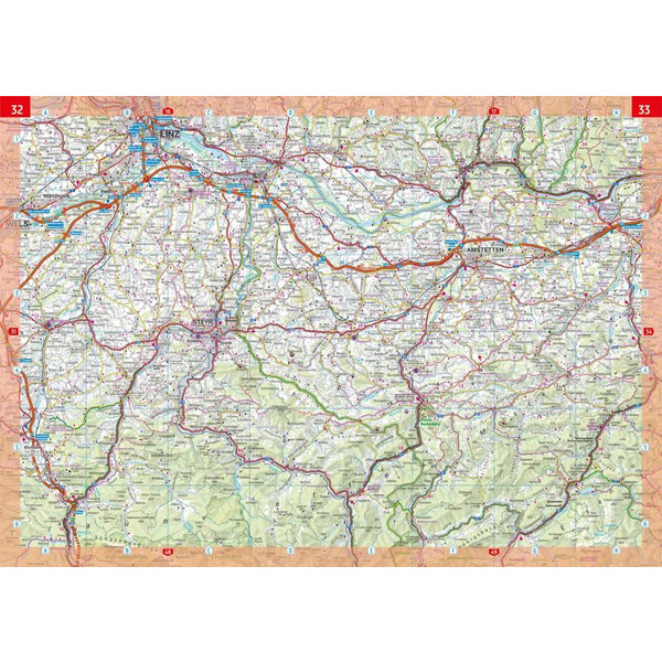 ÖSTERREICH, AUTOATLAS 1:200.000, FREYTAG & BERNDT - Straßenkarte Ansicht 2