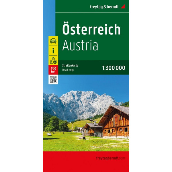 STRAßENKARTE 1:300.000, FREYTAG & BERNDT - Straßenkarte