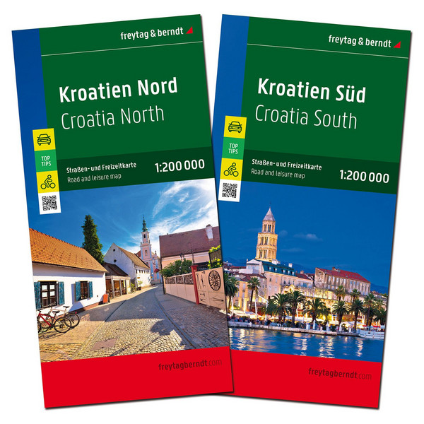 STRAßENKARTEN-SET 1:200.000, FREYTAG & BERNDT - Straßenkarte