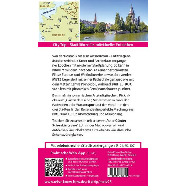 REISE KNOW-HOW CITYTRIP METZ UND NANCY MIT BAR-LE-DUC - Reiseführer Ansicht 2