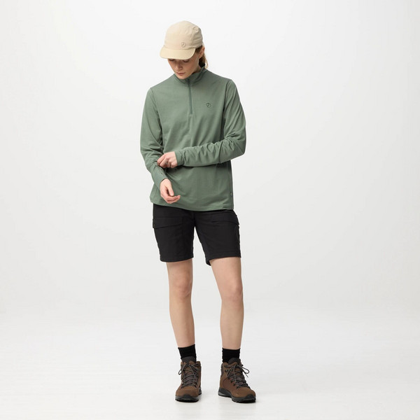 Fjällräven ABISKO DAY HIKE HALF ZIP W Damen - Funktionsshirt Ansicht 11