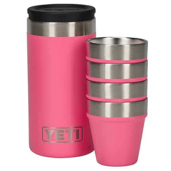 SHOT GLASSES & CASE - Becher-TROPICAL PINK