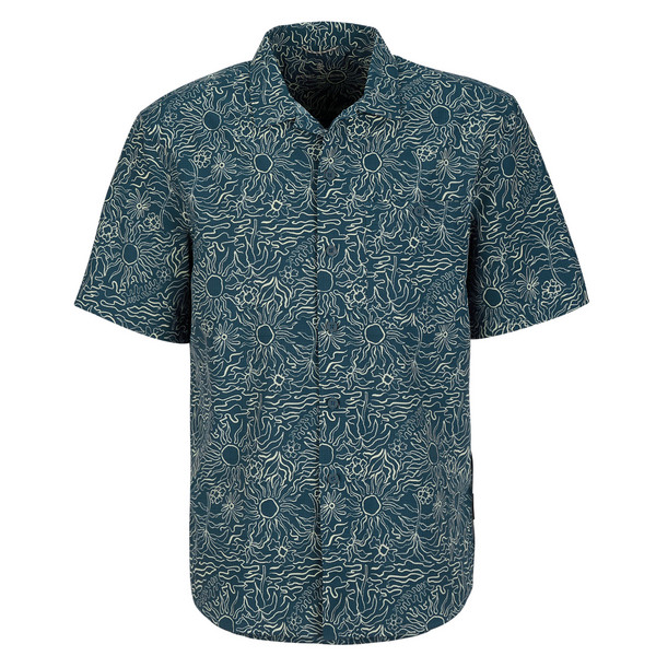 M SALATHE SUN SHIRT S/S Herren - Outdoor Hemd-ORION BLUE SOLAR PT