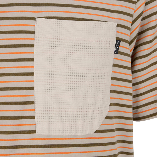 Rab RIVELIN STRIPE POCKET TEE Herren - Funktionsshirt Ansicht 3