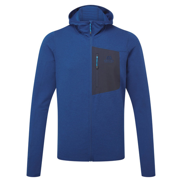 LUMIKO HOODED MENS JACKET Herren - Fleecejacke-ADMIRAL/COSMOS