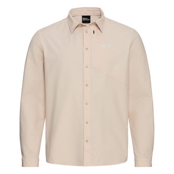 PRELIGHT SUNCOOL LS SHIRT M Herren - Outdoor Hemd-OYSTER