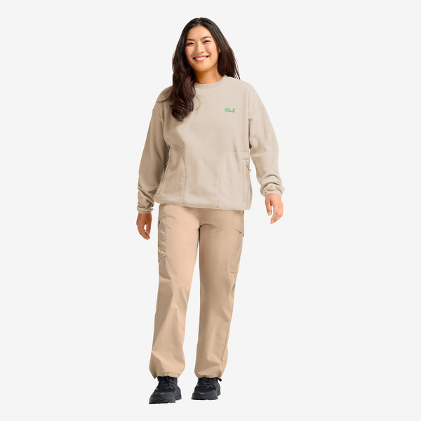 Jack Wolfskin FIND THE WILD CREWNECK W Damen - Fleecepullover Ansicht 5