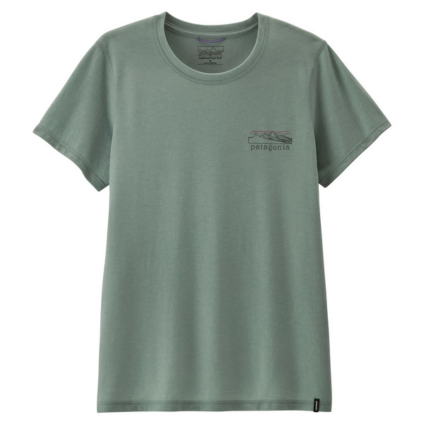 W'S CAP COOL TRAIL SHIRT - STRATAPEAKS Damen - T-Shirt-COVER GREEN