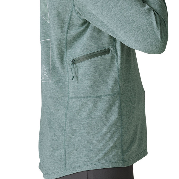 Patagonia W'S CAP COOL SUN HOODY - PEAK VISIONS Damen - Hoodie Ansicht 7