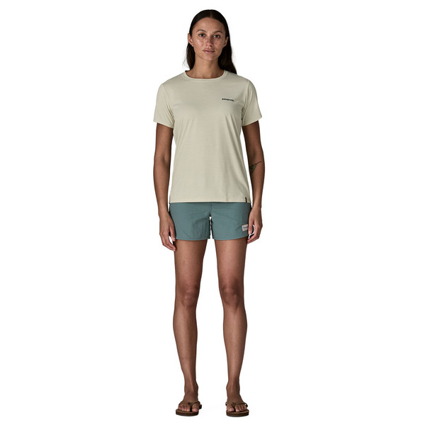 Patagonia W'S CAP COOL DAILY SHIRT - BOARDSHORT LOGO Damen - Funktionsshirt Ansicht 5