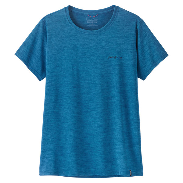 W'S CAP COOL DAILY SHIRT - BOARDSHORT LOGO Damen - Funktionsshirt-AQUATIC BLUE - LIGHT AQUATIC B