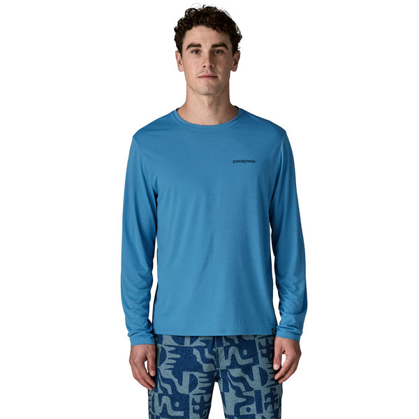 Patagonia M'S L/S CAP COOL DAILY SHIRT - BOARDSHORT LOGO Herren - Langarmshirt Ansicht 3