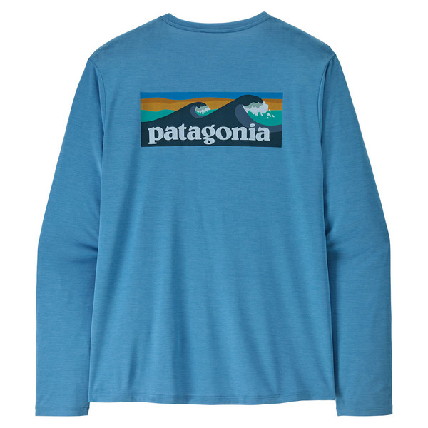 Patagonia M'S L/S CAP COOL DAILY SHIRT - BOARDSHORT LOGO Herren - Langarmshirt Ansicht 2
