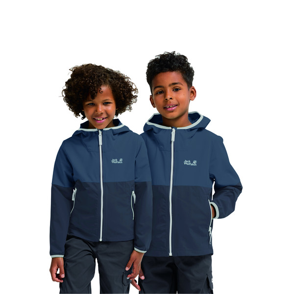 Jack Wolfskin SANDBIRD HOODED JKT K Kinder - Softshelljacke Ansicht 8