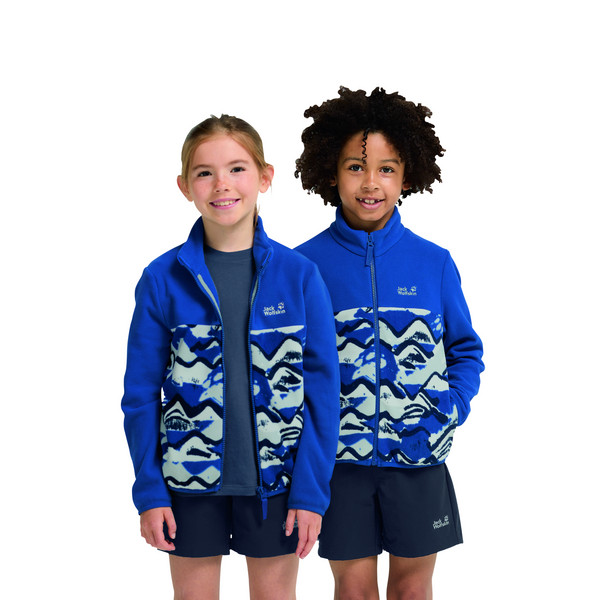 Jack Wolfskin PAW ERA 100 PRINT FZ K Kinder - Fleecejacke Ansicht 7