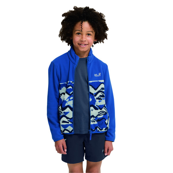 Jack Wolfskin PAW ERA 100 PRINT FZ K Kinder - Fleecejacke Ansicht 9