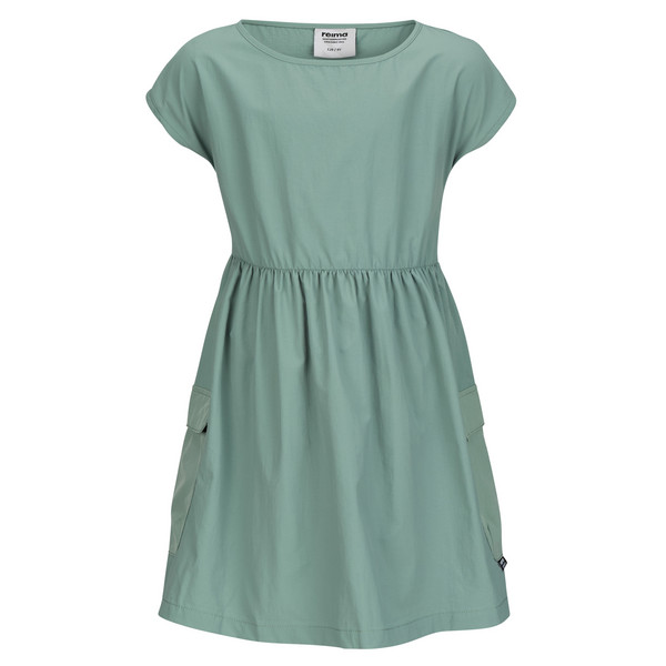 DRESS, MALLIKAS Kinder - Kleid-STONE GREEN