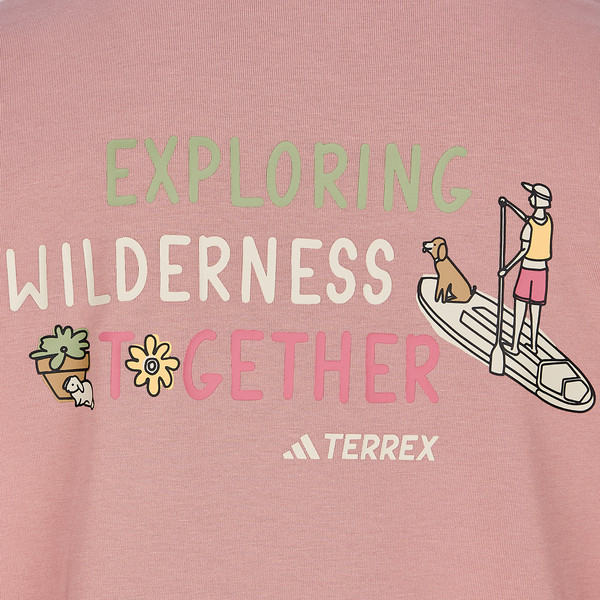 Adidas MT W GFX TEE Damen - T-Shirt Ansicht 3
