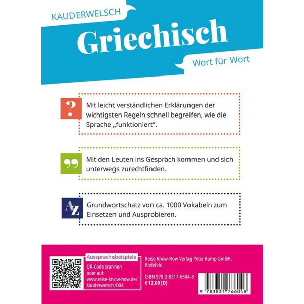 REISE KNOW-HOW GRIECHISCH - WORT FÜR WORT - Sprachführer Ansicht 2