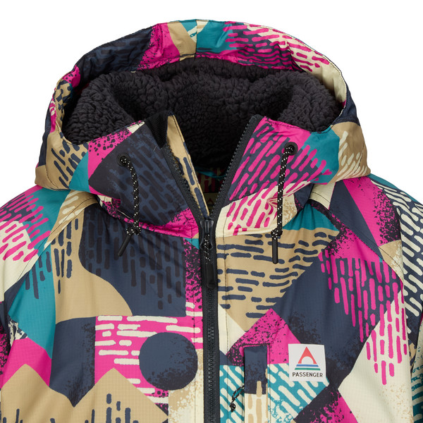 Passenger Clothing WAVES RECYCLED SHERPA LINED CHANGING ROBE Unisex - Poncho Ansicht 3