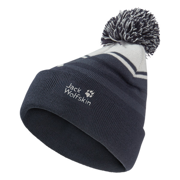 Jack Wolfskin STRIPY POMPOM BEANIE K Kinder - Mütze Ansicht 1