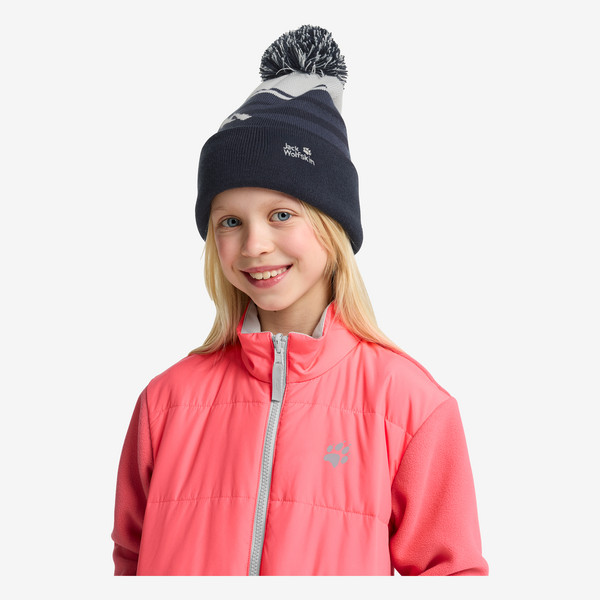 Jack Wolfskin STRIPY POMPOM BEANIE K Kinder - Mütze Ansicht 7