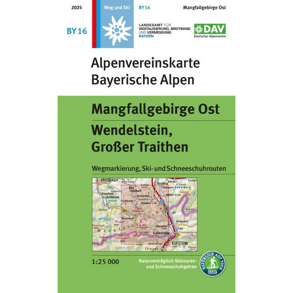 OST, WENDELSTEIN, GROßER TRAITHEN - Wanderkarte