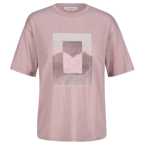 Icebreaker WOMEN MERINO 150 TECH LITE SS RELAX T MTN SHIFT Damen - Funktionsshirt Ansicht 1