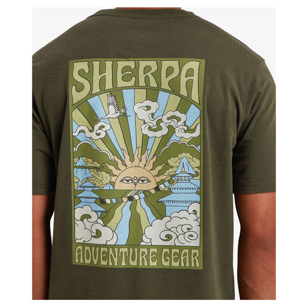 Sherpa JUTNU PSYCHEDELIC TEE Herren - T-Shirt Ansicht 7