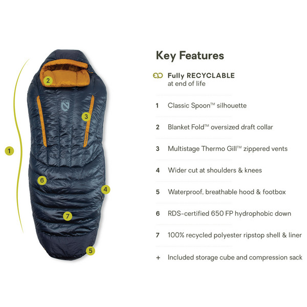 Nemo DISCO MENS 15 REGULAR - Daunenschlafsack Ansicht 19