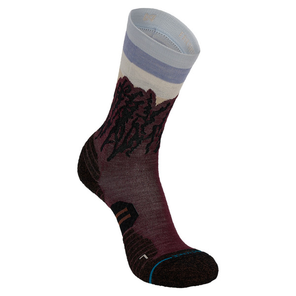 THE RIDGE LIGHT WOOL CREW Damen - Wandersocken