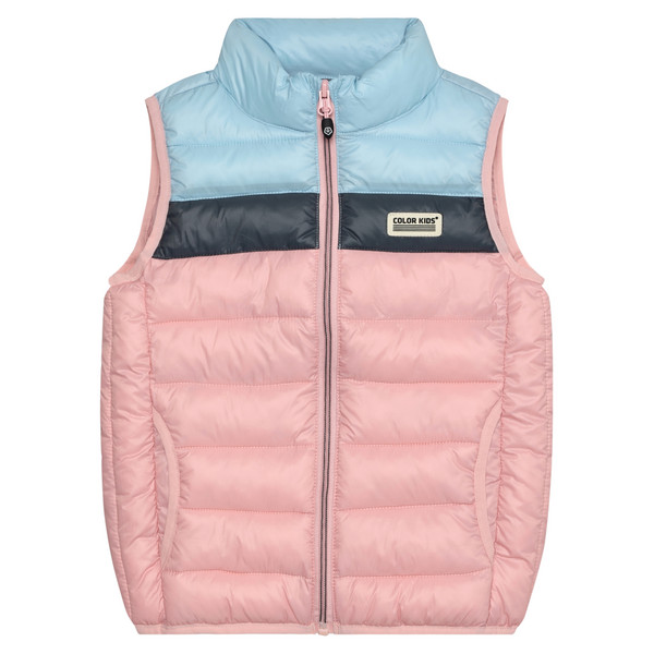 WAISTCOAT QUILTED, COLORBLOCK Kinder - Weste-BRIDAL ROSE