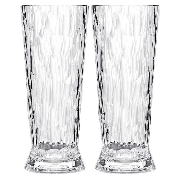 Koziol SUPERGLAS BIERGLAS 500ML CLUB NO. 11 SET OF 2 - Campinggeschirr Ansicht 1