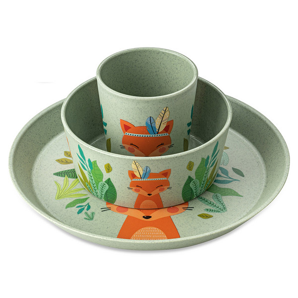 Koziol SMALL PLATE + BOWL + CUP CONNECT HARRY SET OF 3 - Geschirrset Ansicht 2