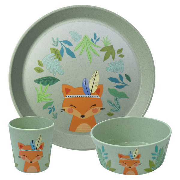 Koziol SMALL PLATE + BOWL + CUP CONNECT HARRY SET OF 3 - Geschirrset Ansicht 1