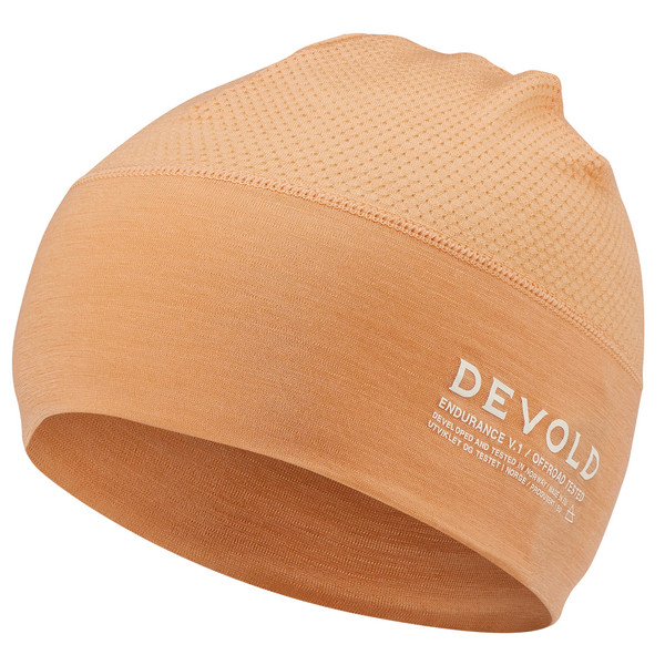 ENDURANCE MERINO LIGHT BEANIE Unisex - Wollmütze-SUNRISE