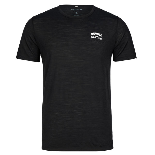 ACTIVE 'DEVOLD LEGACY' TEE MAN Herren - Funktionsshirt-BLACK
