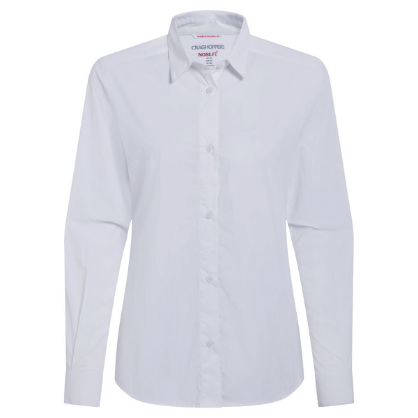 NOSIIFE ALMA LONG SLEEVED SHIRT Damen - Mückenabweisende Kleidung-WHITE