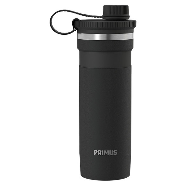 Primus MIKA WIDE INSULATED BOTTLE 0.5 L DRINK CAP CLIFFSIDE ASH - Trinkflasche Ansicht 1