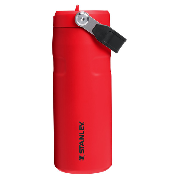 THE ICEFLOW FLIP STRAW 2.0 BOTTLE - Trinkflasche-CHILI BLACK