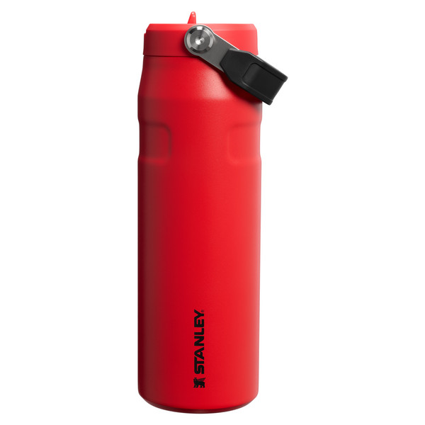 THE ICEFLOW FLIP STRAW 2.0 BOTTLE - Trinkflasche-CHILI BLACK